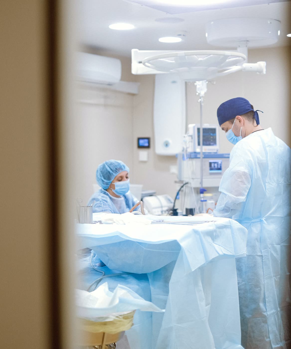 Zespół chirurgiczny podczas zabiegu w holenderskim szpitalu